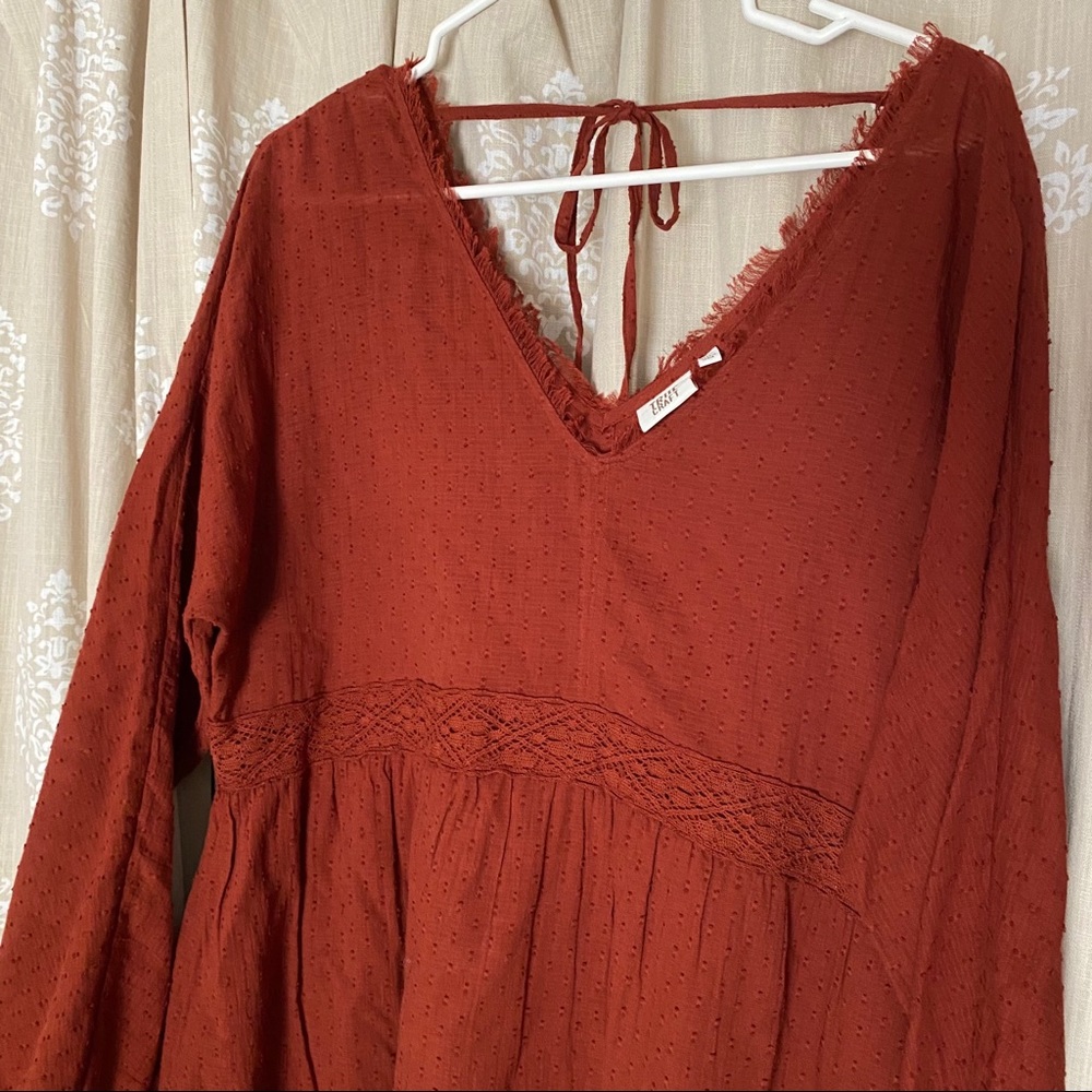 Boho Dress / Short w/ Long Sleeves